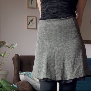 Italian Made 100% Silk Mini A-Line Skirt - 24” waist